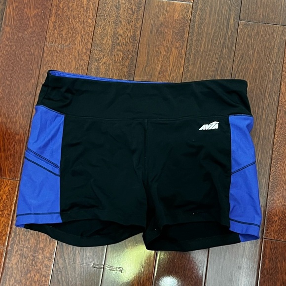 Avia Blue and Black Performance Shorts - Picture 1 of 3